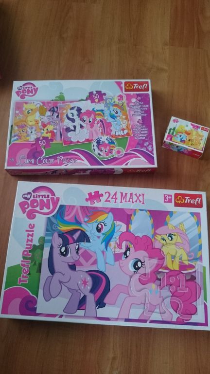 Puzzle TREFL Kucyki My Little Pony 3 opakowania