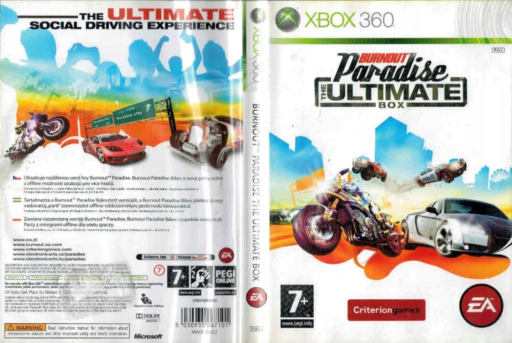 Gra XBOX Burnout Paradise The Ultimate Box