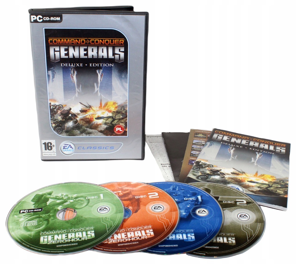Купить COMMAND & CONQUER GENERALS DELUXE EDITION PL: отзывы, фото и ...