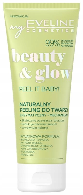 EVELINE BEAUTY GLOW PEELING DO TWARZY 2W1