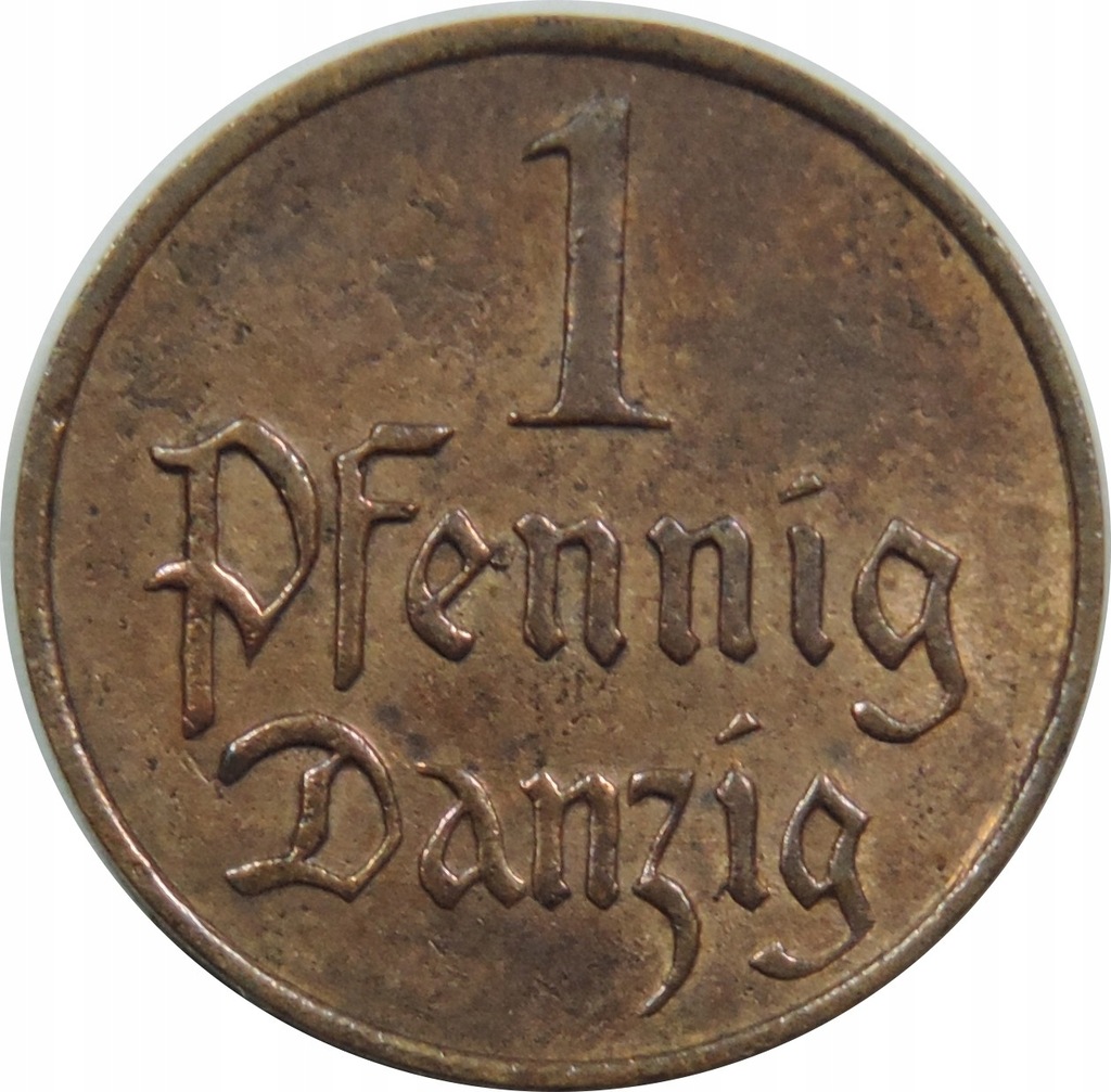 MONETA OBIEGOWA - WOLNE MIASTO GDAŃSK - 1 FENIG -OY331