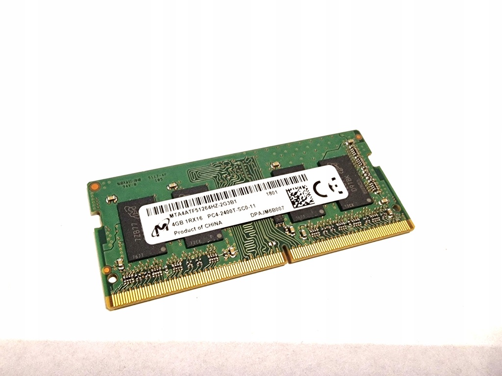 Pamięć RAM Micron 4GB 2400 MHz DDR4 - MTA4ATF51264HZ-2G3B1