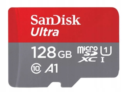 D1271 SANDISK ULTRA KARTA PAMIĘCI 128GB + ADAPTER
