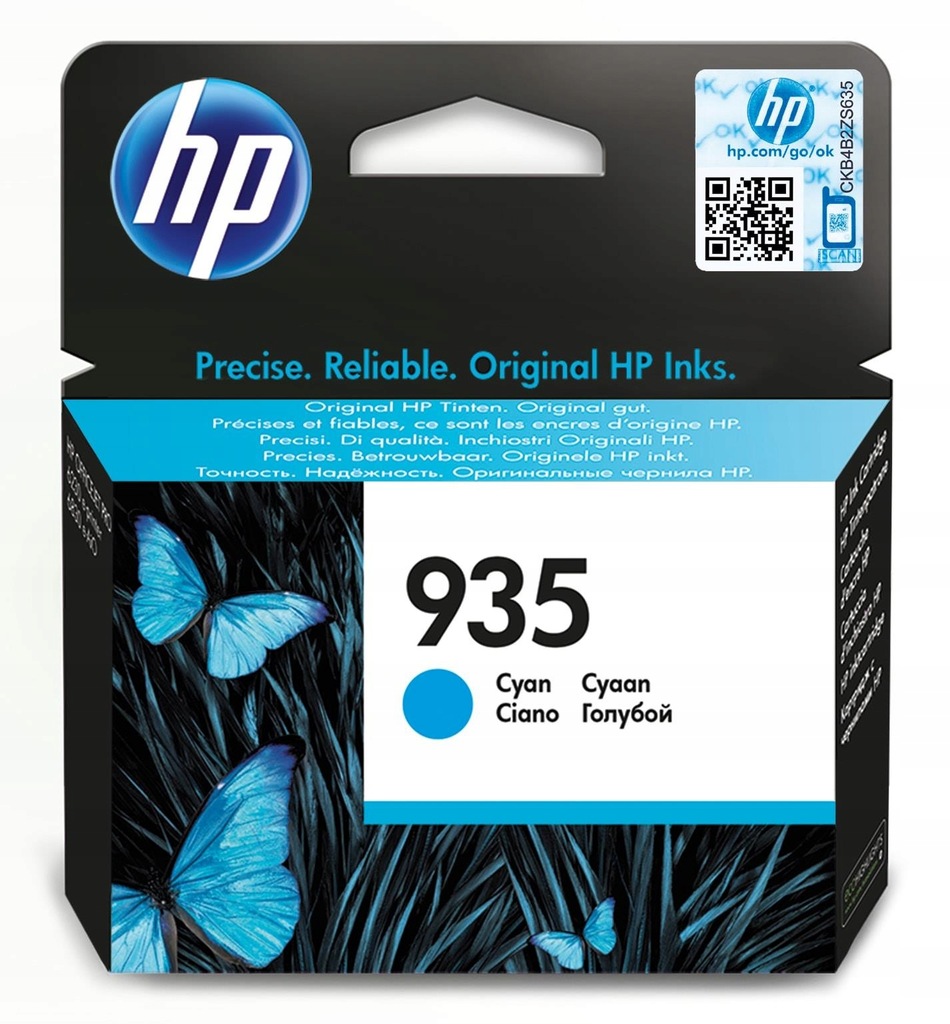 Hewlett-Packard Tusz HP niebieski HP 935, HP935