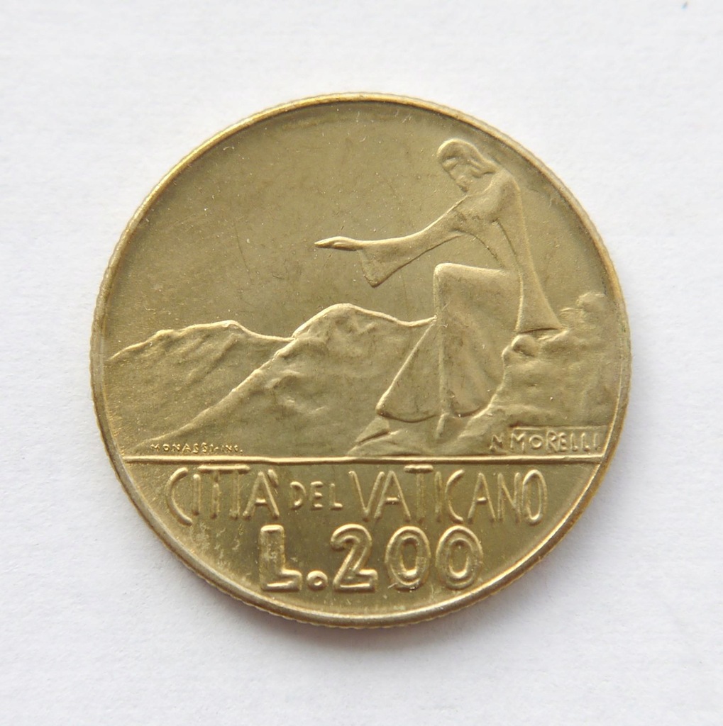 E540/ WATYKAN 200 LIRA 1978 OD 1 ZŁ