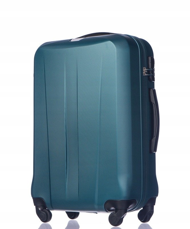 Duża walizka PUCCINI Paris ABS03A 5A zielona 98L