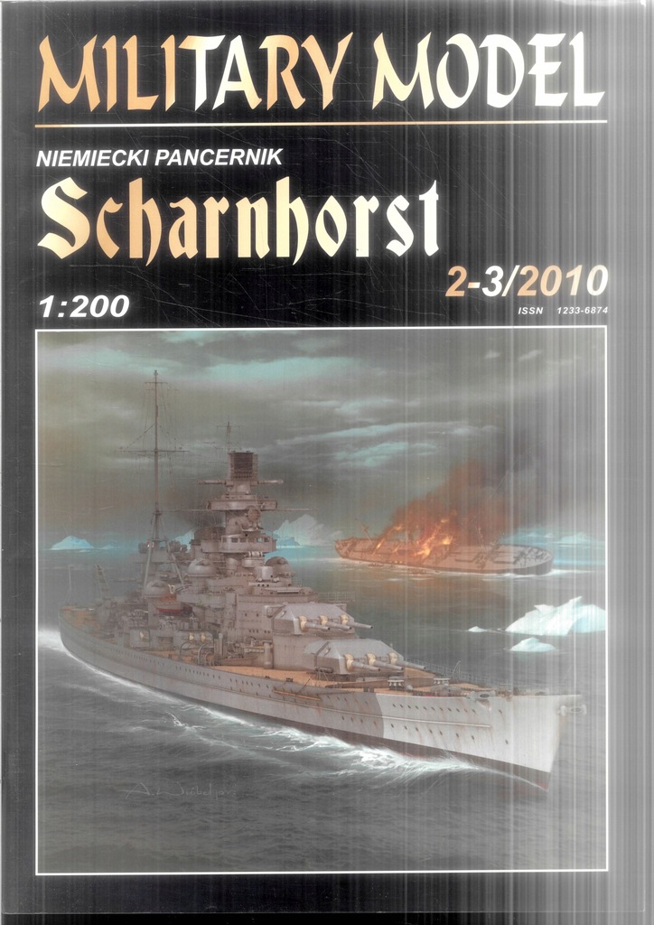 Military model Niemiecki pancernik Scharnhorst