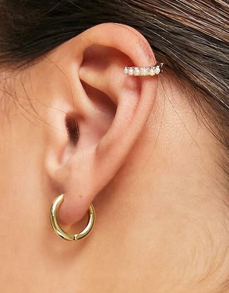 BM0449 TOPSHOP__NB9 POJEDYNCZY KOLCZYK ZDOBIENIE