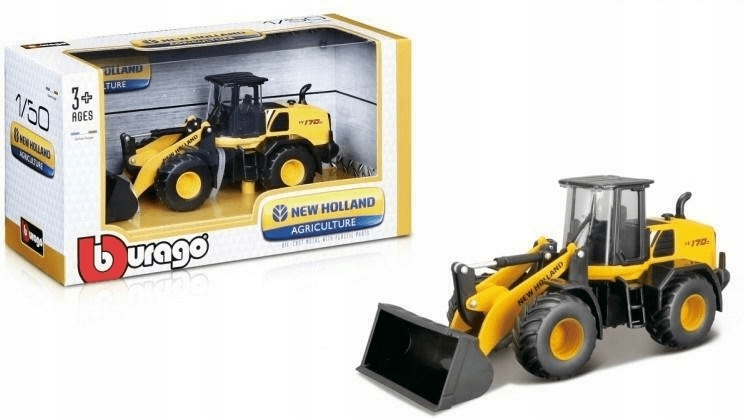 New Holland W170D Yellow/Black1:50 BBurago