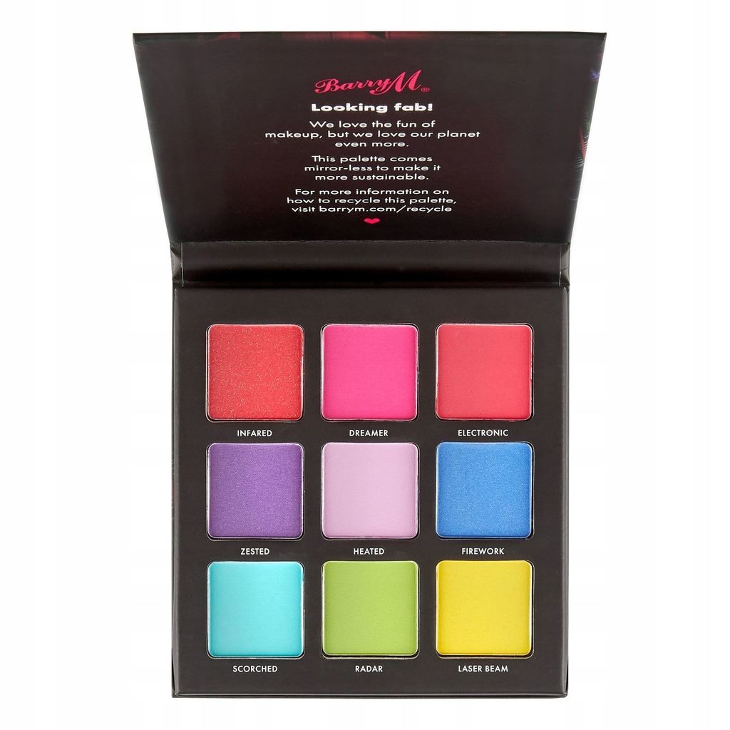 Barry M Eyeshadow Palette Neon Brights Cienie 12,6