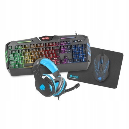 Fury Gaming combo set 4in1, Thunderstreak 2.0, Bui
