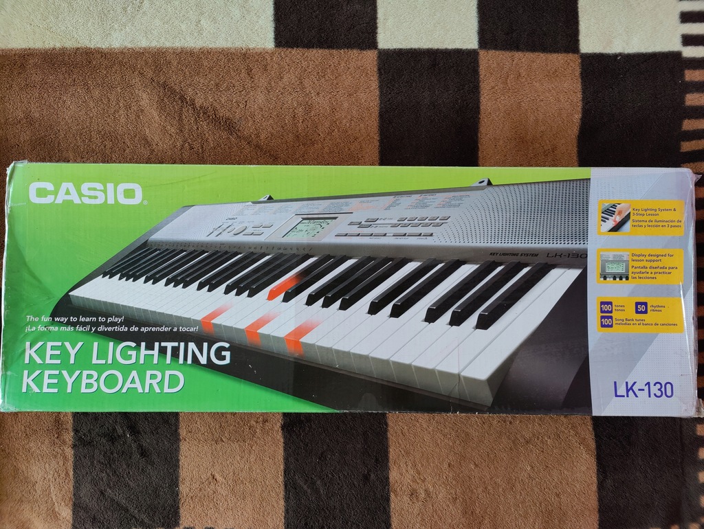 Casio Lk130 keyboard podświetlane klawisze 12037566573 oficjalne