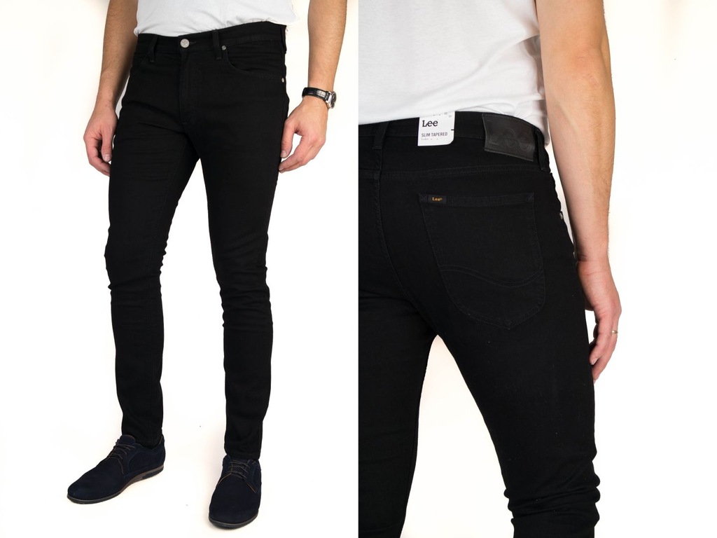 Lee Luke Slim Tapered Clean Black W34 L30 L719HFAE