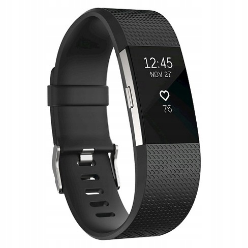 5A Opaska fitness Fitbit charge 2 GPS czarna r. S