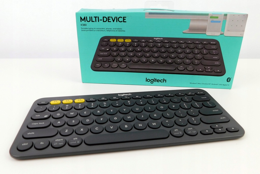 Klawiatura Logitech K380 Bezprzewodowa z Bluetooth