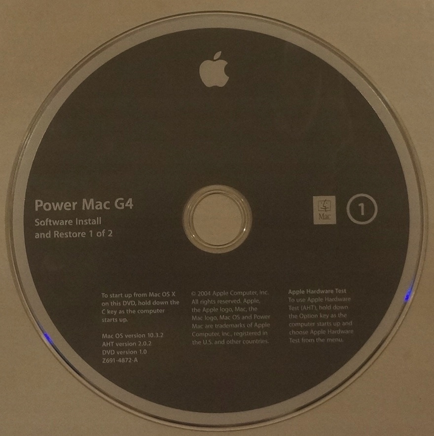 MAC OS X WERSJA 10.3.2 - POWER MAC G4