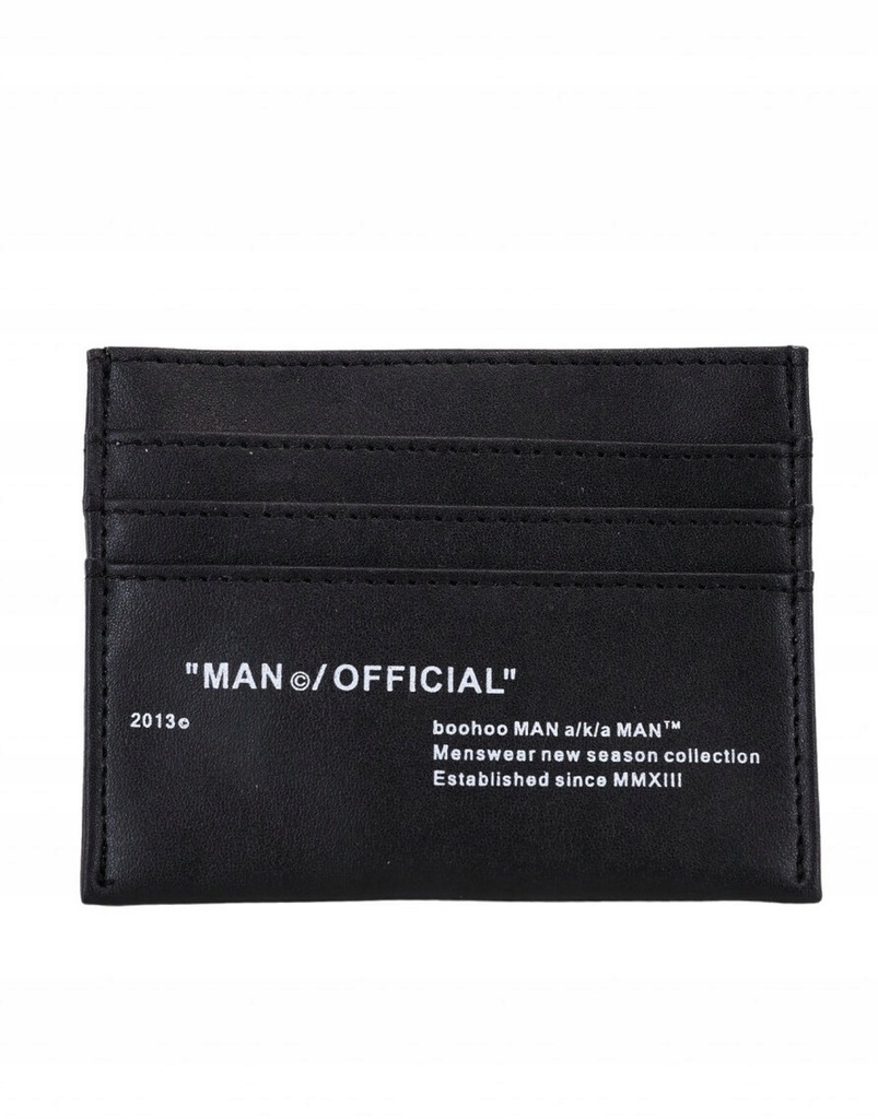 B2D034 BOOHOO MAN__BLT CZARNE ETUI NA KARTY_8X11CM