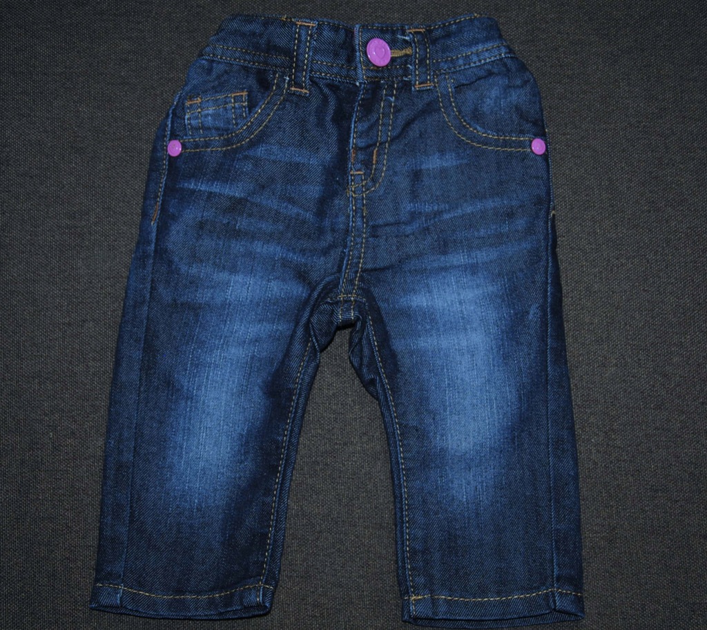 MOTHERCARE jeansowe spodnie DUŻE 68