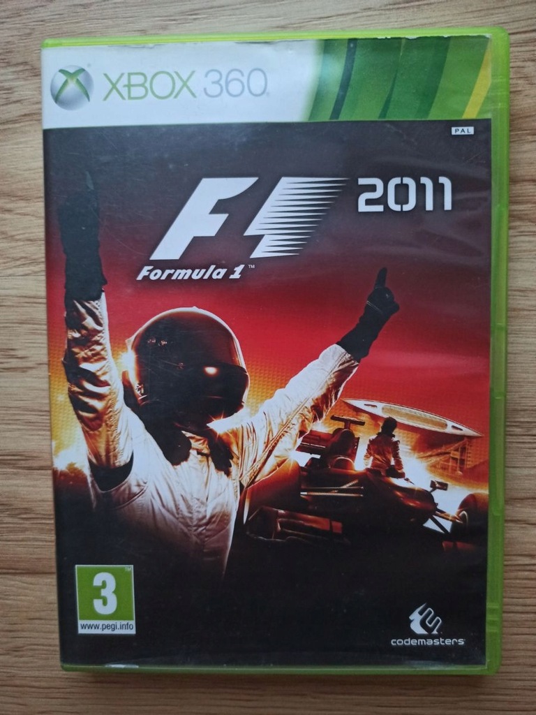 XBOX 360 F1 2011 FORMULA 1 X360 X360