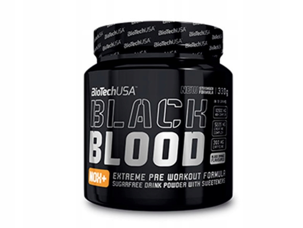 BIOTECH USA BLACK BLOOD NOX+ 330g PRZEDTRENINGÓWKA