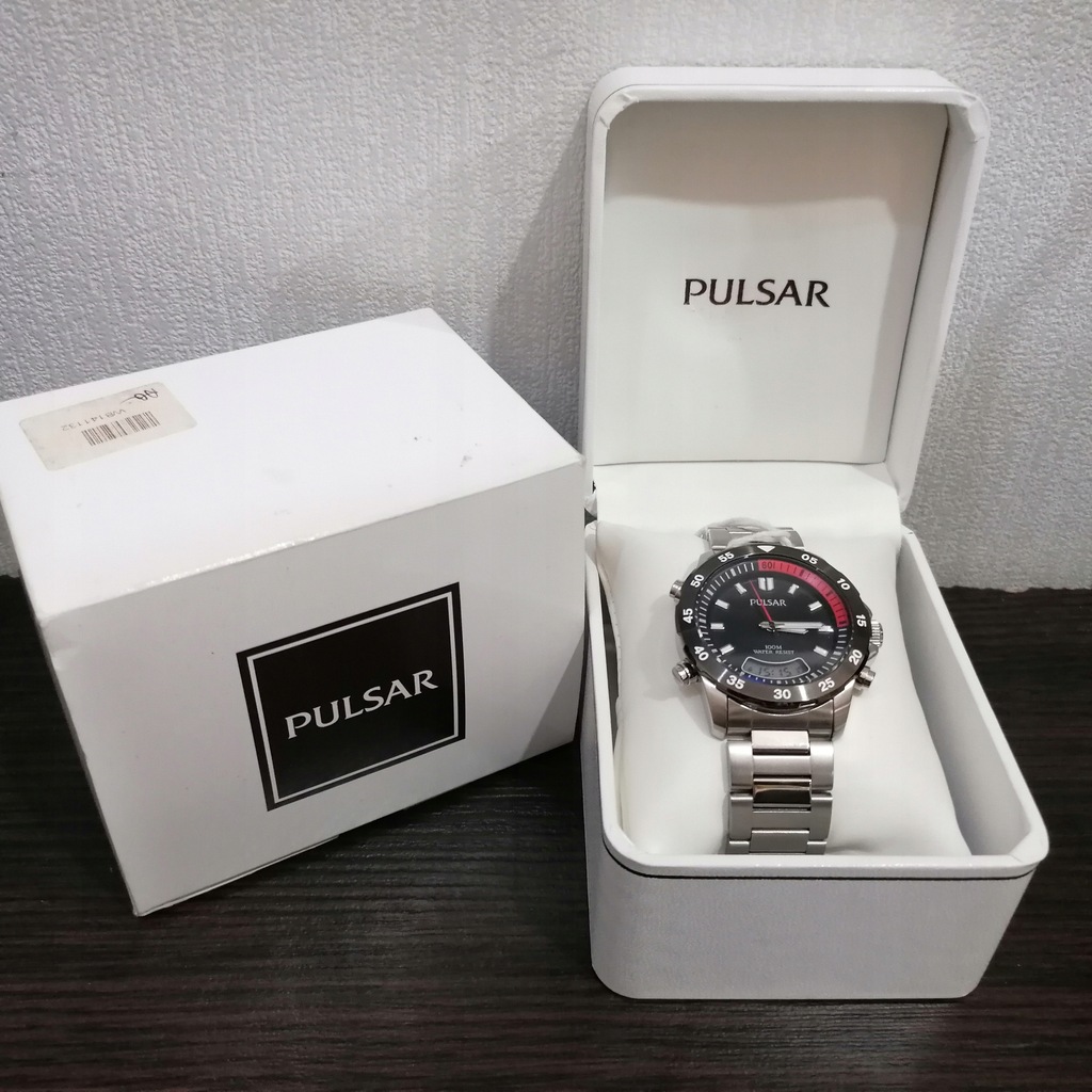 MĘSKI ZEGAREK PULSAR V071-X027 PUDEŁKO