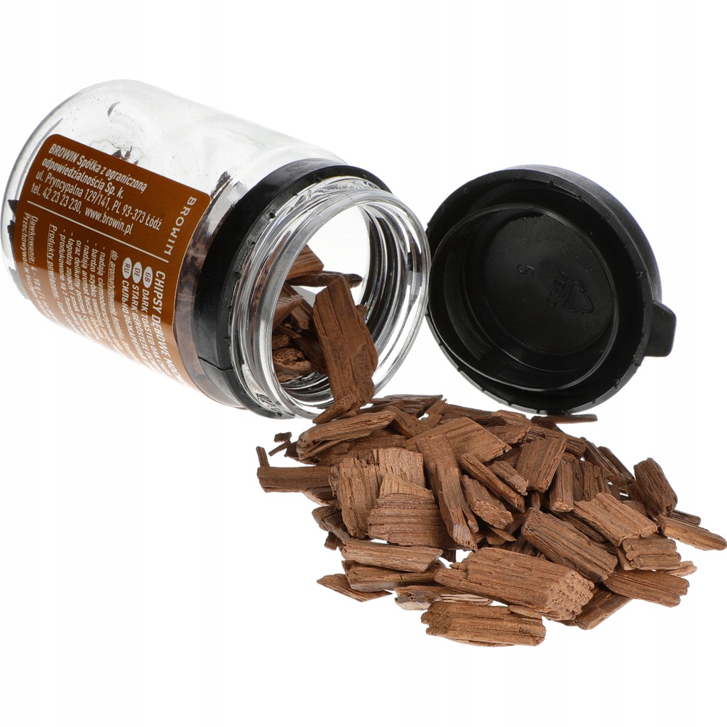 Chipsy dębowe cynamonowe Browin 20 g mocno opiekane
