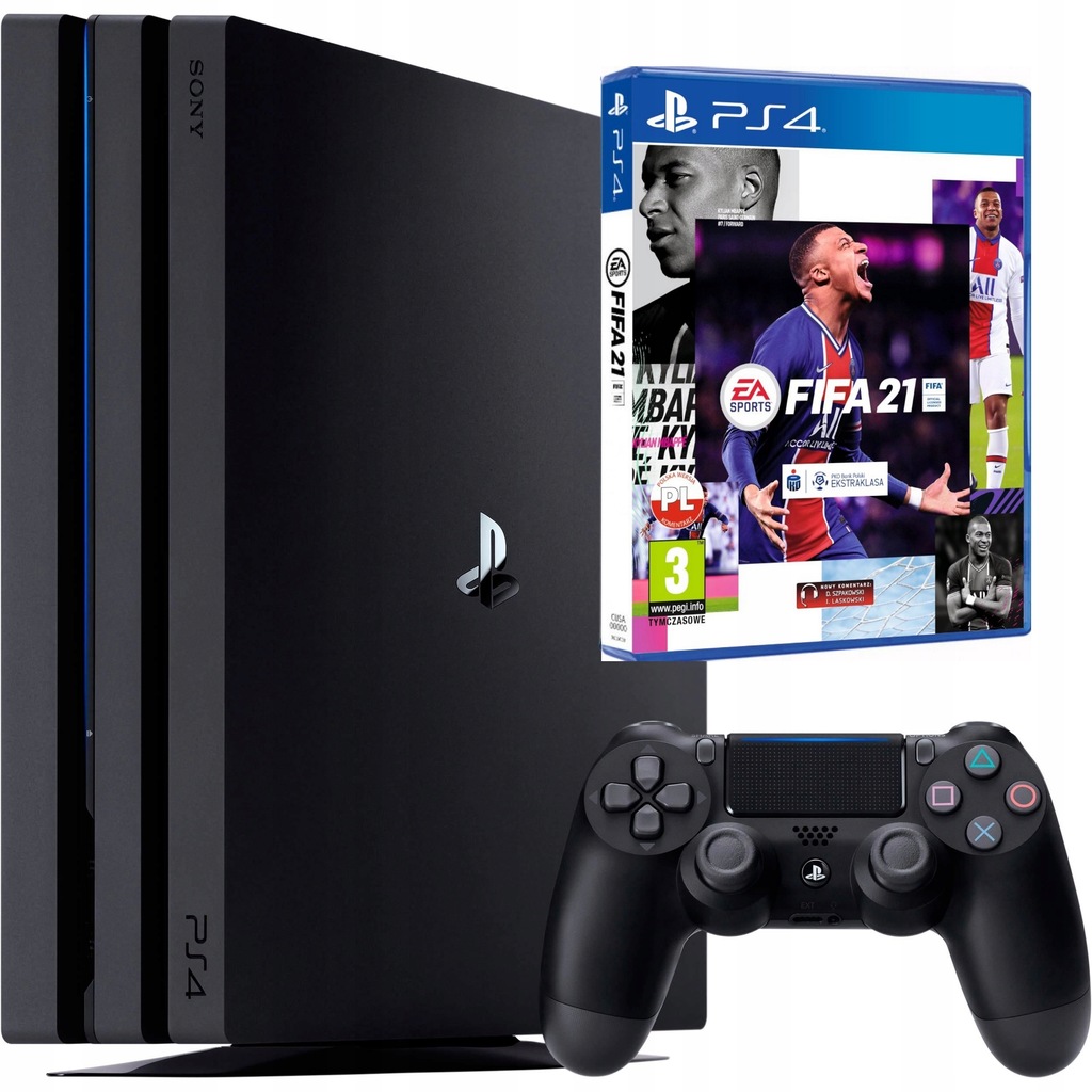 Konsola PlayStation 4 Pro 1TB + Fifa 21 + Pad V2