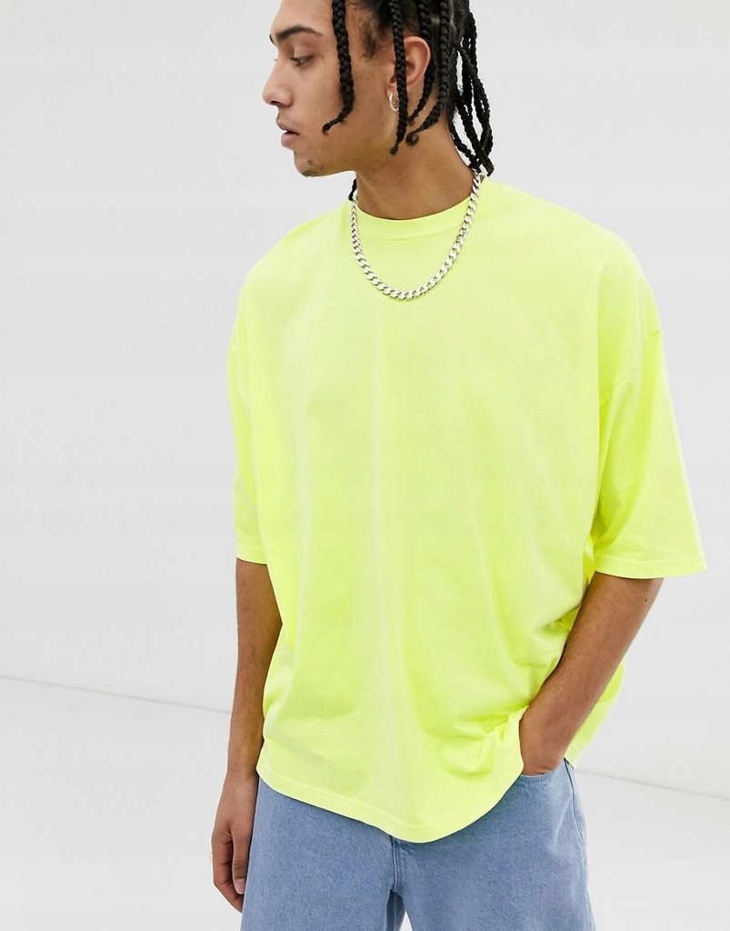 ASOS DESIGN__XDI OVERSIZE T-SHIRT Z NADRUKIEM__XXS