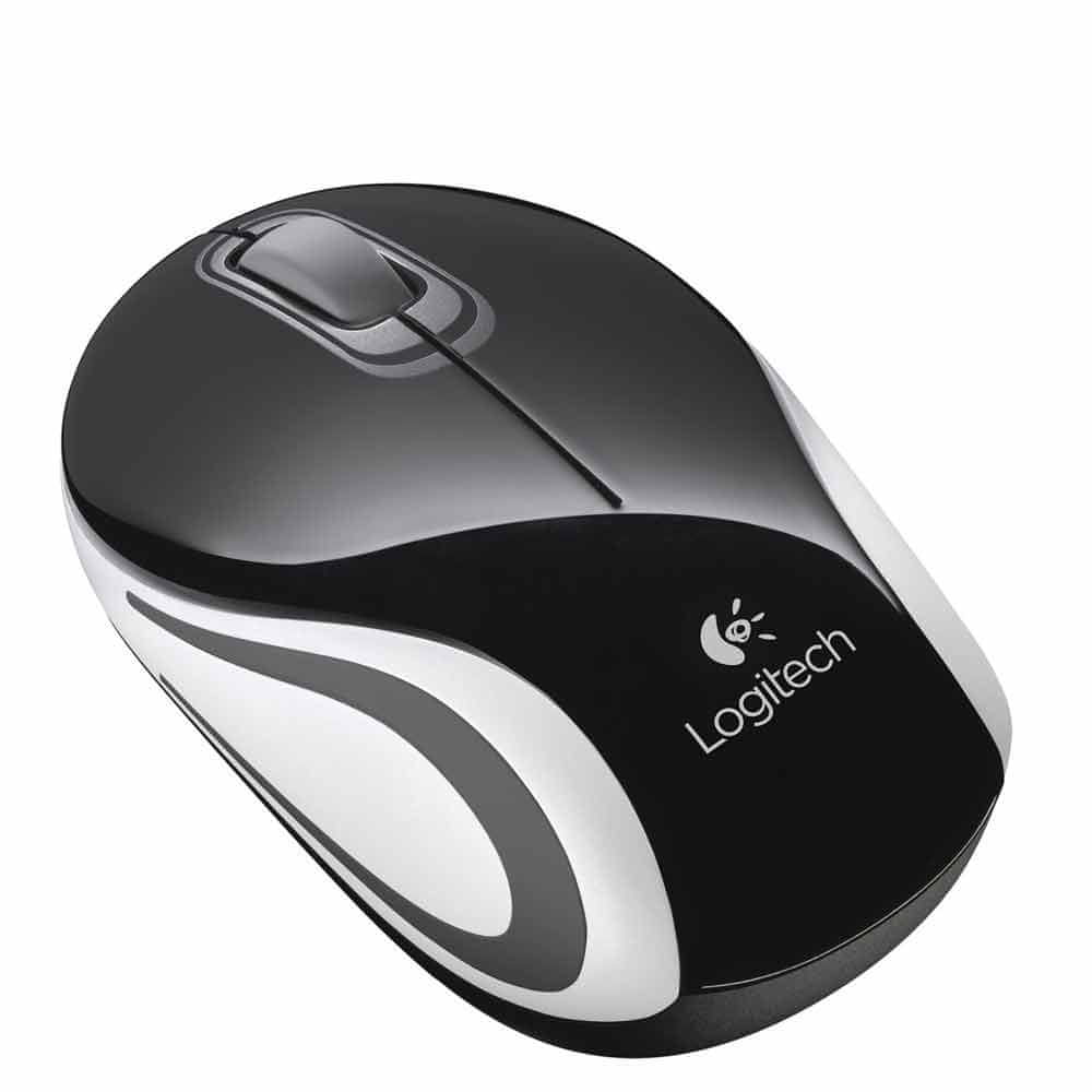 Mysz bezprzewodowa Logitech Mini Mouse M187 optyczna czarno-biała