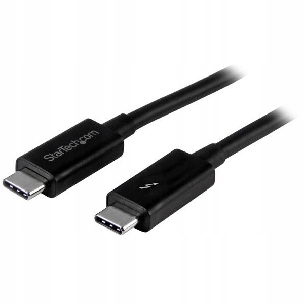 StarTech.com TBLT3MM2M kabel Thunderbolt 2 m 20 Gbit/s Czarny