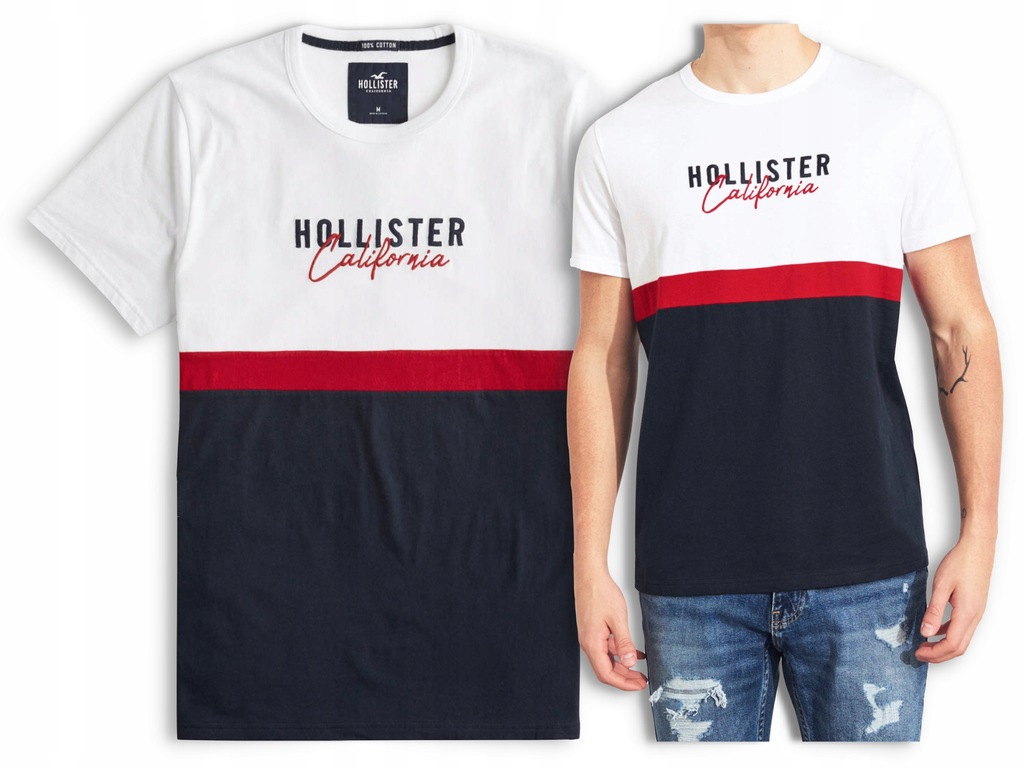 HOLLISTER by Abercrombie T-shirt Koszulka USA M