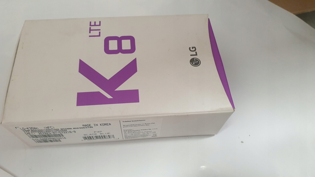 PUDEŁKO DO SMARTFONA LG K8 LTE