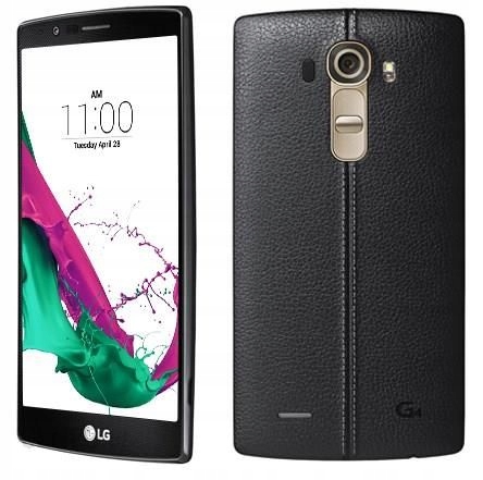 LG G4 GENUINE LEATHER BLACK czarny