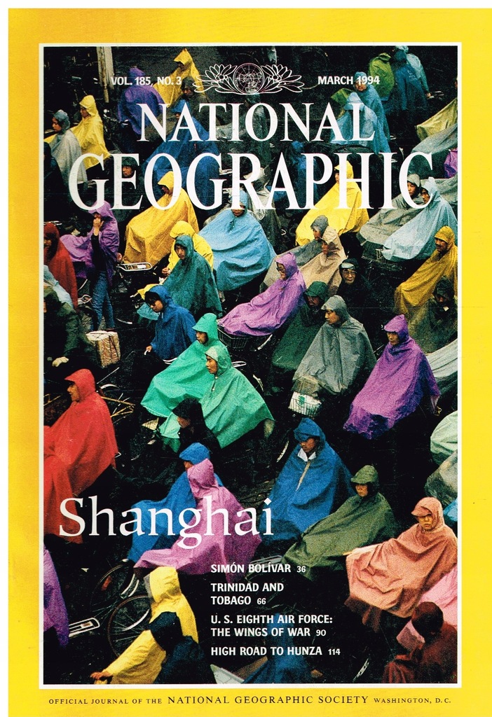 NATIONAL GEOGRAPHIC marzec march 1994