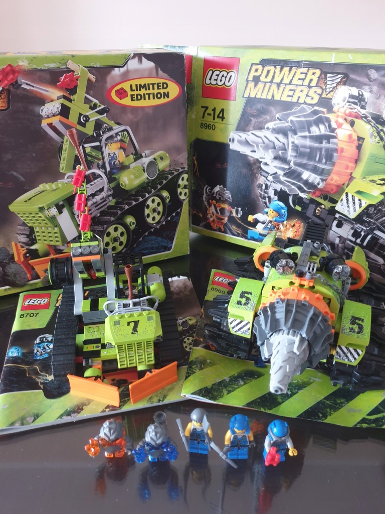 Lego Power Miners Sets: 8960, 8707-2009 rok Unikat