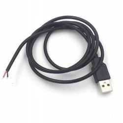 Wtyk USB A z przewodem 1m 2pin