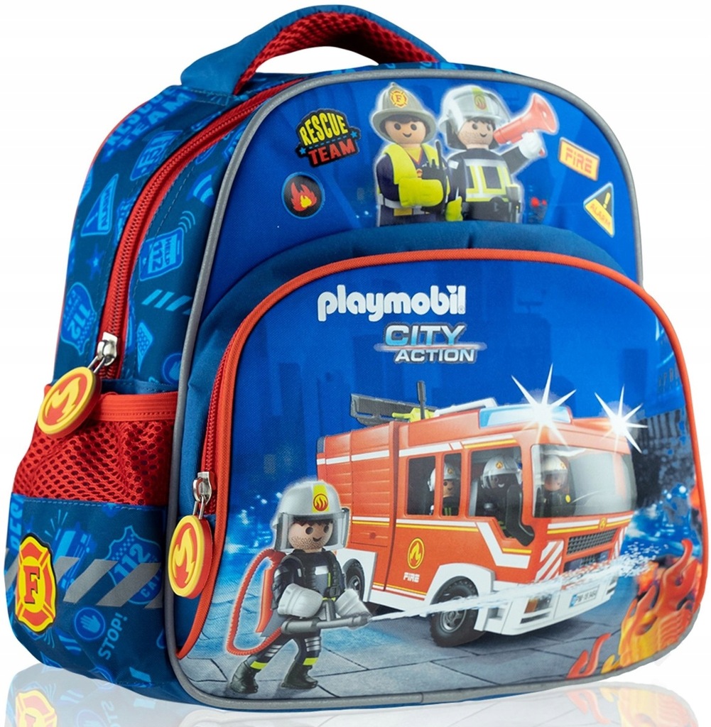 Plecak dla Najmłodszych Playmobil Straż Pożarna