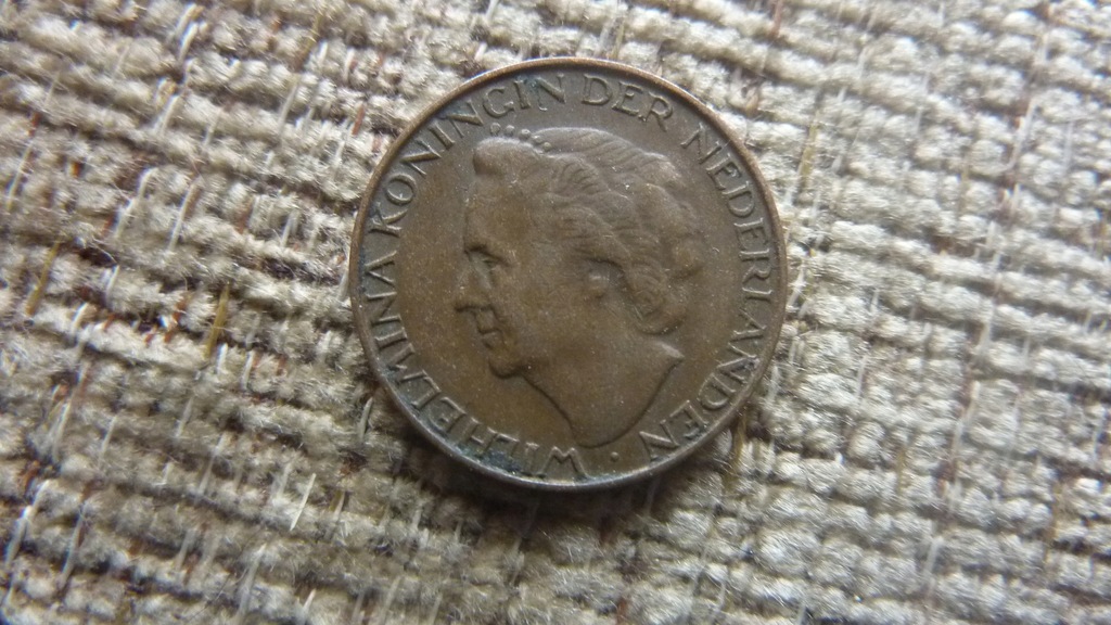 1 cent 1948 - Holandia