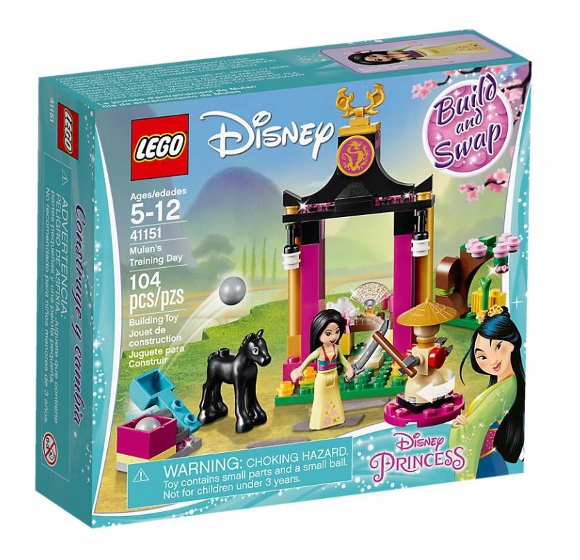 LEGO DISNEY PRINCESS 41151 SZKOLENIE MULAN