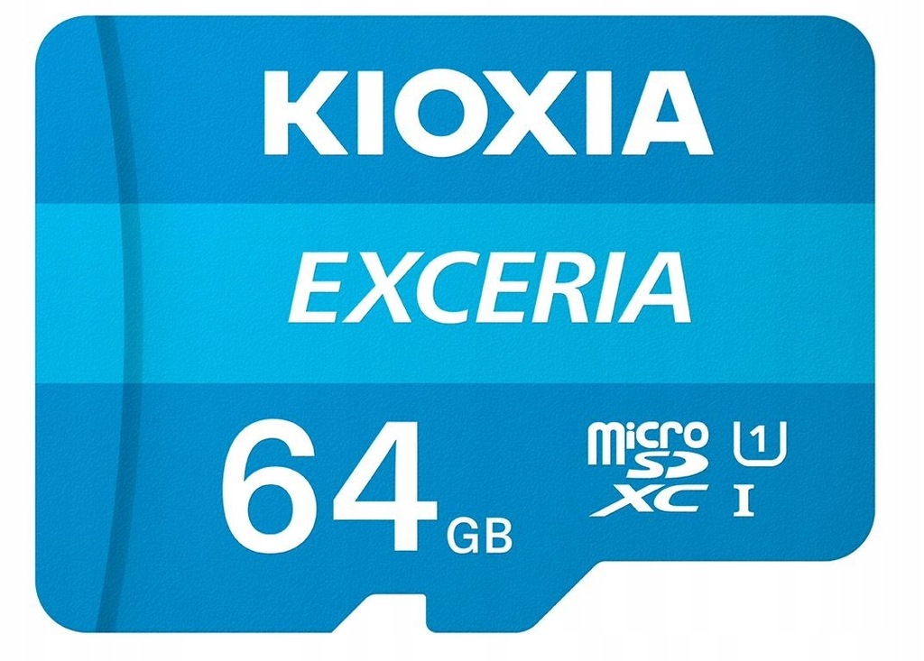 Kioxia karta pamięci microSDXC 64GB M203 + adapter