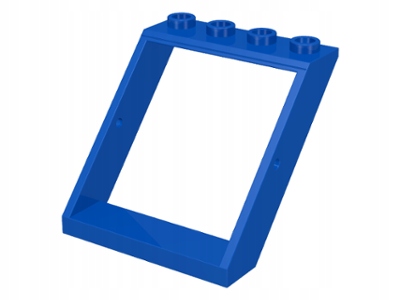 Lego 4447 Window 4 x 4 x 3 Roof Blue