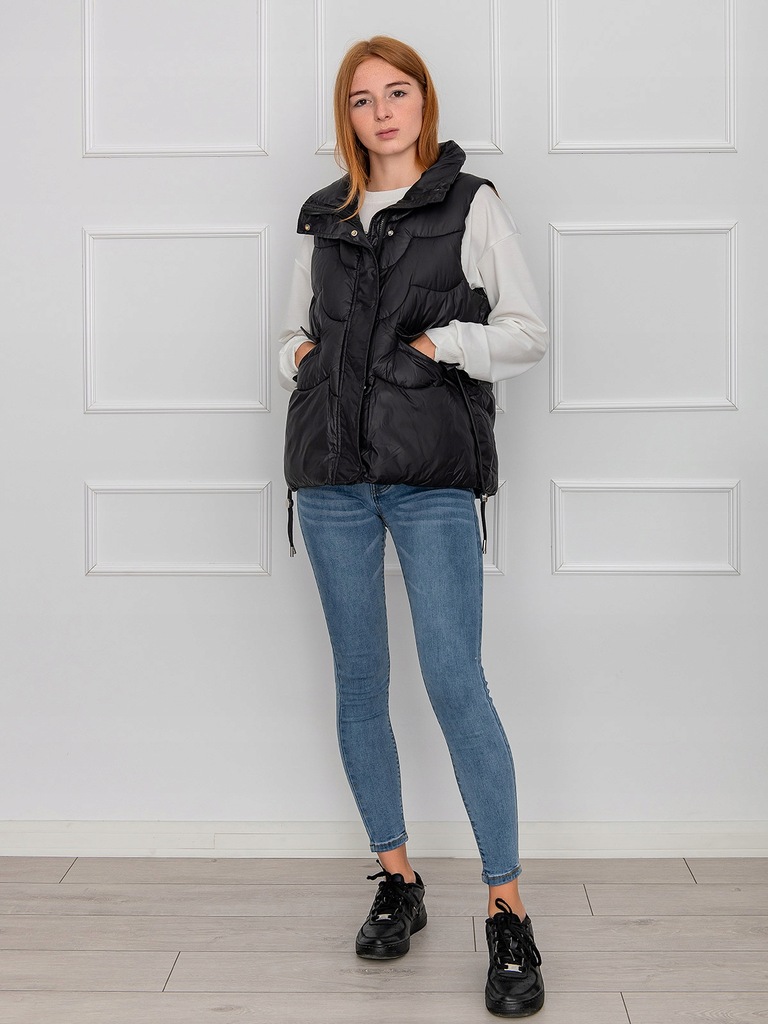 Купить ЖИЛЕТ-ПУХОВИК ЖЕНСКИЙ СТЕГАНЫЙ, КУРТКА С РУКАВАМИ L: отзывы ...
