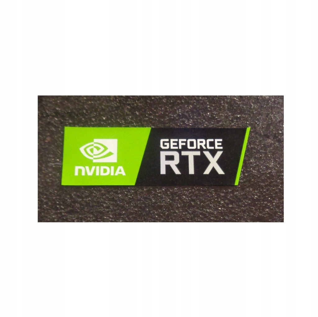 513 Naklejka nVidia GEFORCE RTX 46 x 15 mm