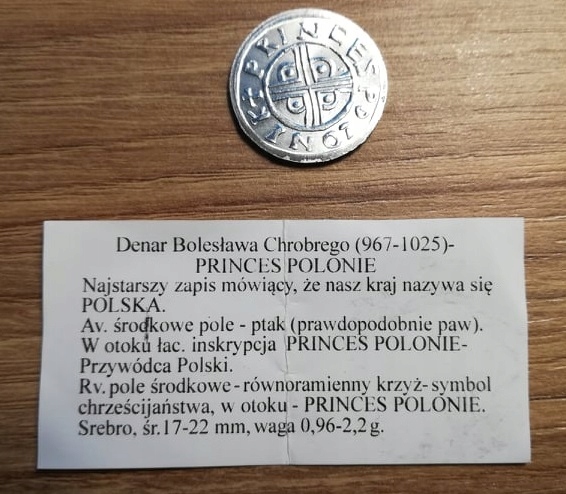 DENAR Bolesława Chrobrego 967-1025 SREBRO
