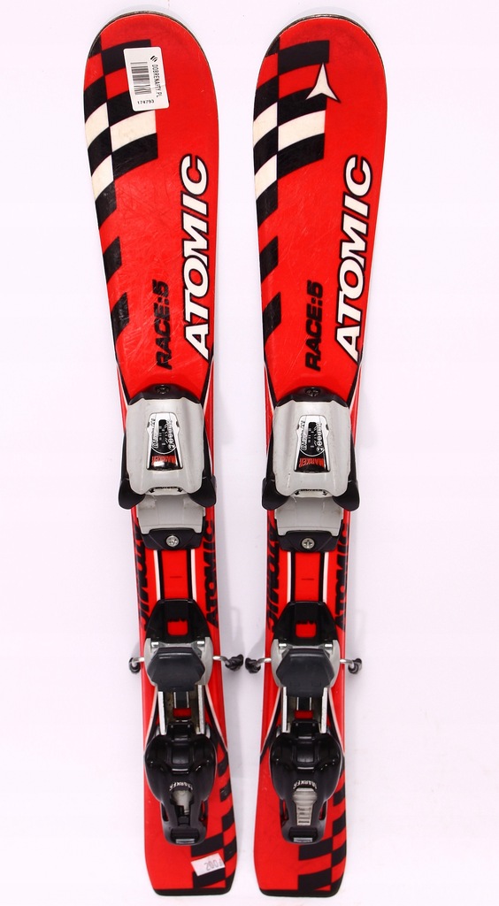 Купить Лыжи ATOMIC RACE 5 JR 80 см + крепления: отзывы, фото и ...