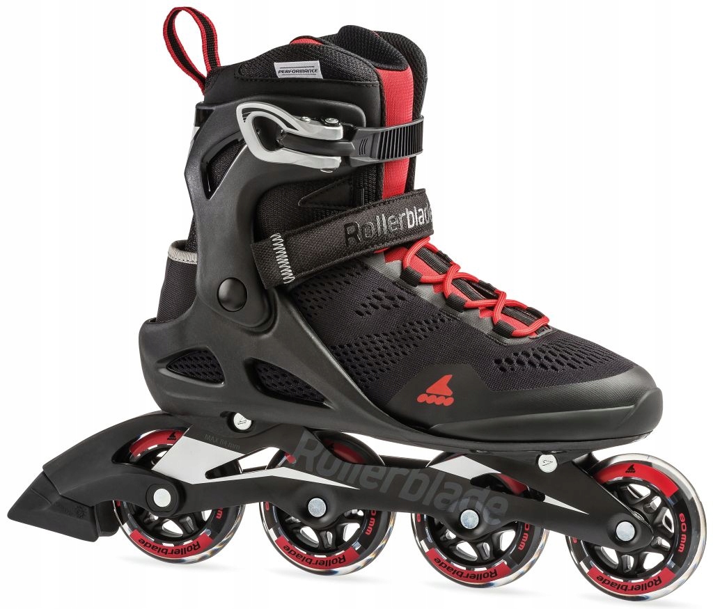 Rollerblade Rolki Macroblade 80 Black/Red 44,5