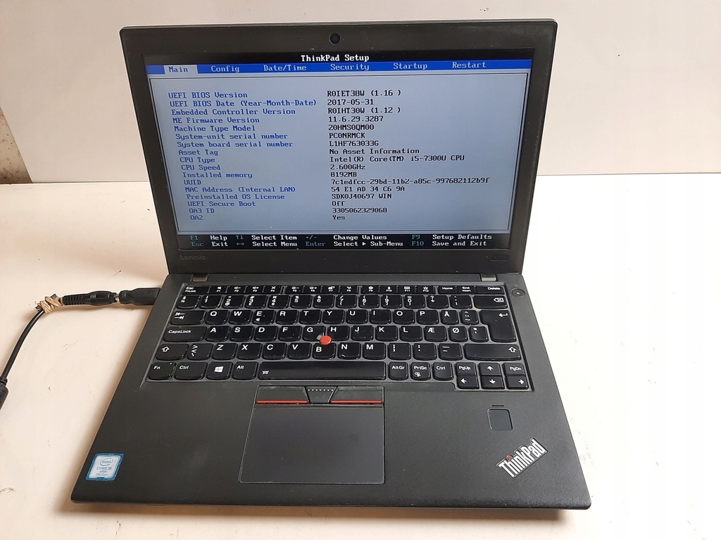 Lenovo Thinkpad X270 i5 7gen (2140357)