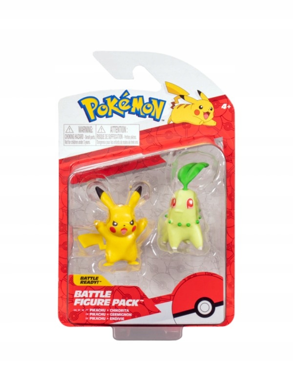 Pokémon: Battle Figure Pikachu i Chikorita