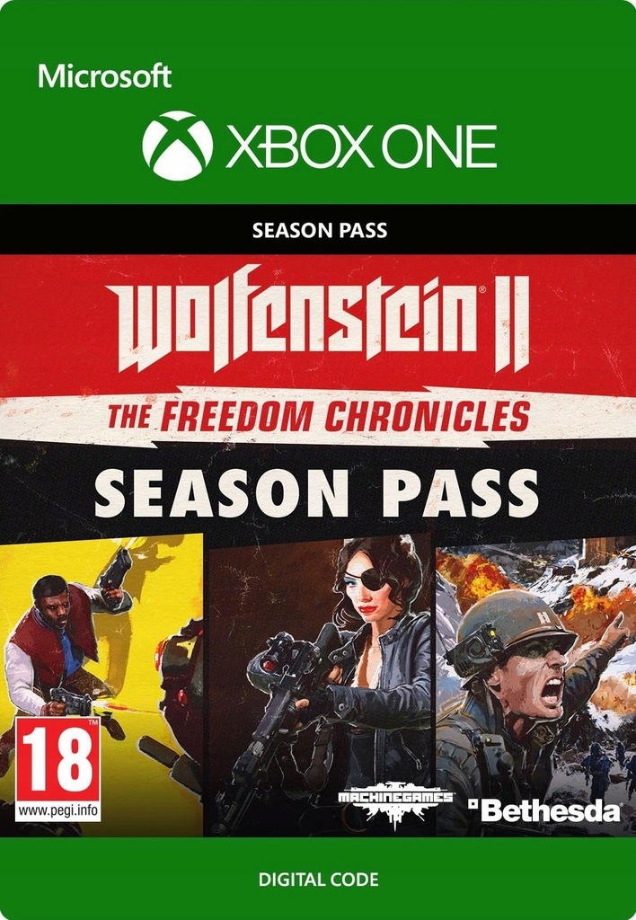 WOLFENSTEIN II CHRONICLES SEASON PASS DLC KLUCZ XBOX ONE SERIES X/S