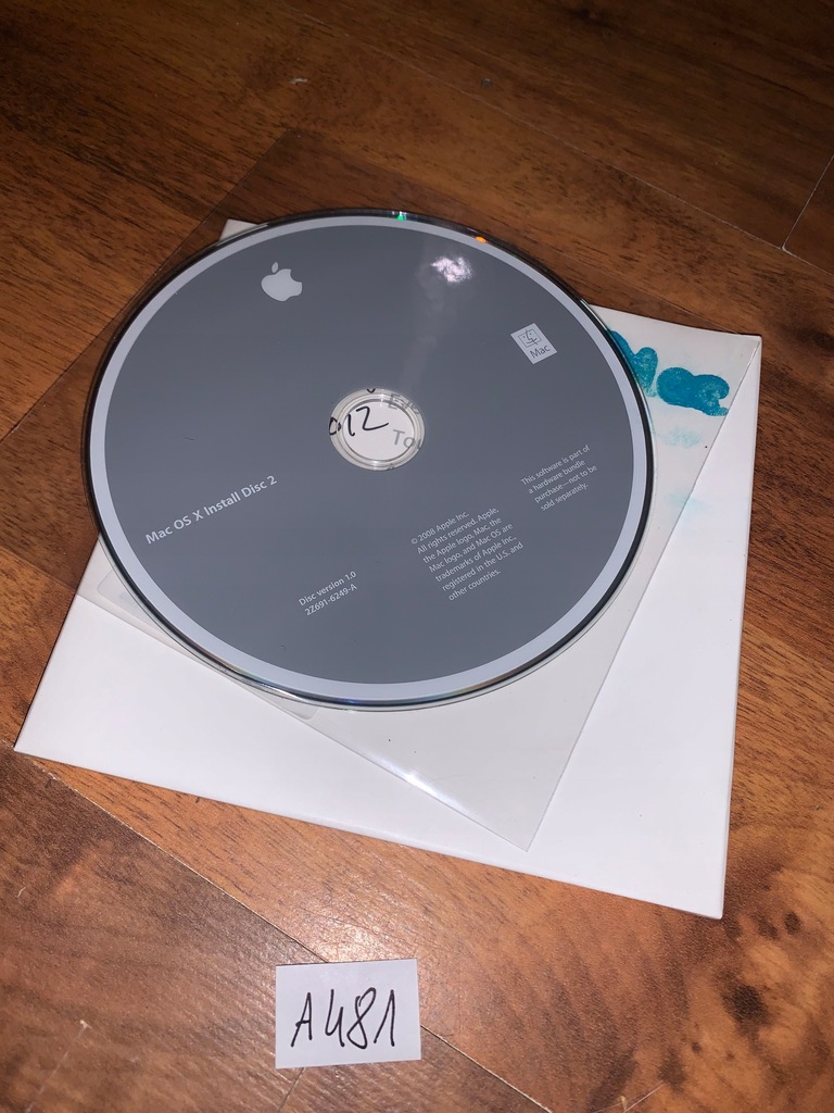 Mac OS X Install Disc 2 - A481